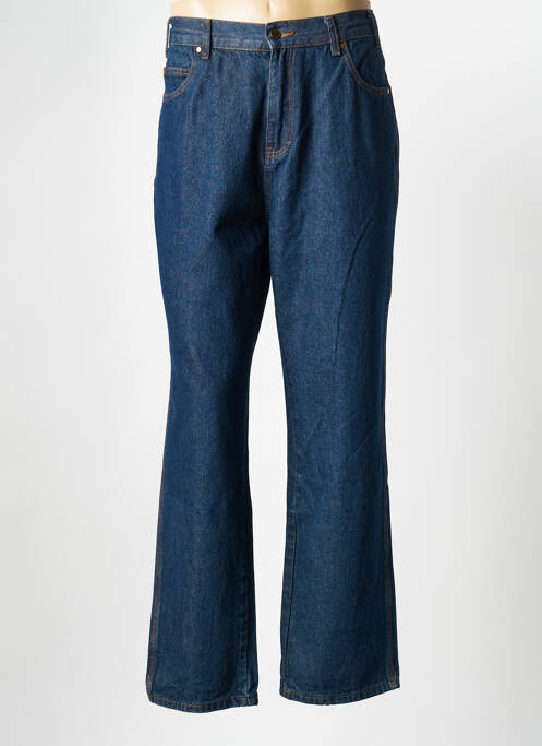 Jeans coupe droite bleu HUMAN WITH ATTITUDE pour homme