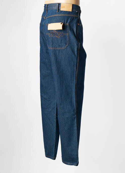 Jeans coupe droite bleu HUMAN WITH ATTITUDE pour homme