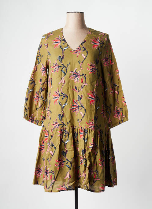 Robe courte vert LA FIANCEE DU MEKONG pour femme