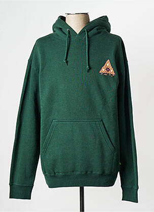 Sweat-shirt vert HUF pour unisexe