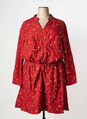 Robe courte manches longues manches longues marron LA FIANCEE DU MEKONG femme