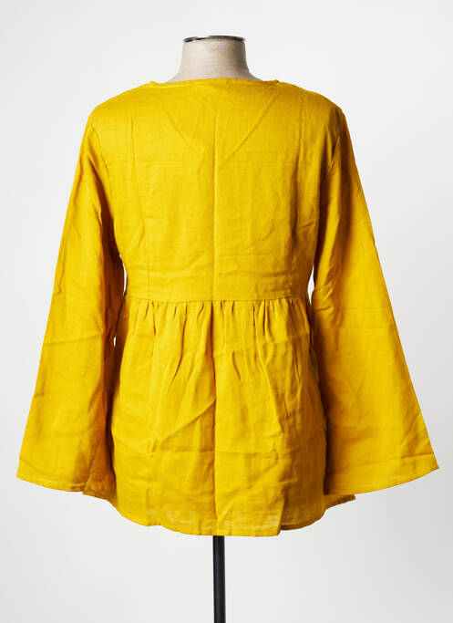 Tunique manches longues jaune LA FIANCEE DU MEKONG femme