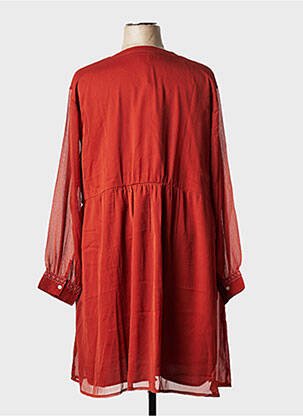 Robe courte manches longues manches longues marron LA FIANCEE DU MEKONG femme