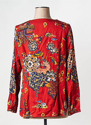 Blouse manches longues manches longues marron LA FIANCEE DU MEKONG femme