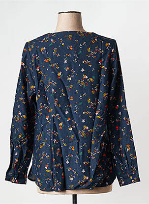 Blouse manches longues manches longues bleu LA FIANCEE DU MEKONG femme