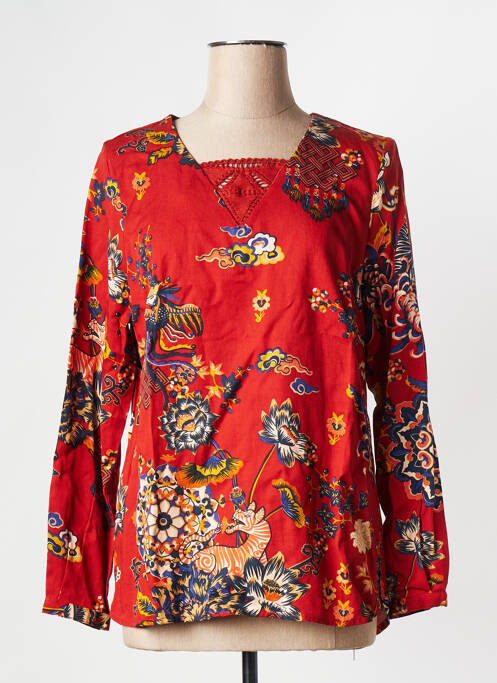 Blouse marron LA FIANCEE DU MEKONG pour femme