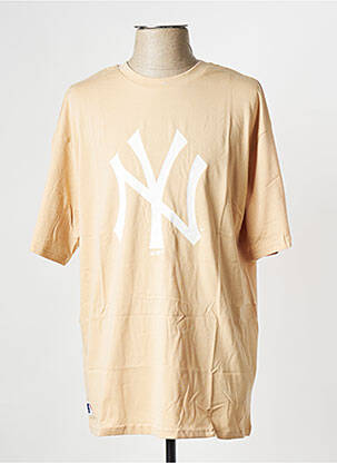 T-shirt beige NEW ERA unisexe