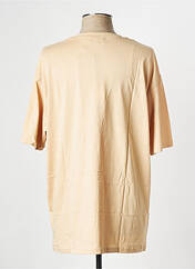 T-shirt beige NEW ERA pour unisexe seconde vue
