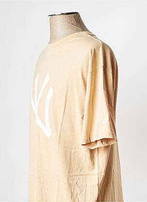 T-shirt beige NEW ERA unisexe