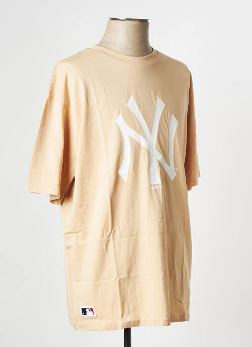 T-shirt beige NEW ERA pour unisexe