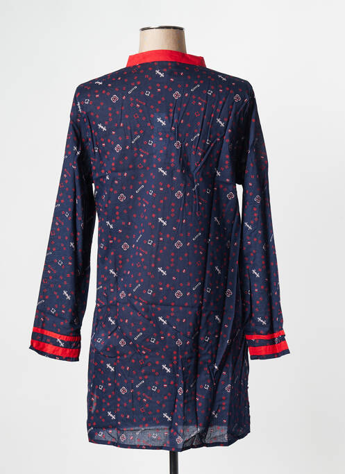 Tunique manches longues bleu LA FIANCEE DU MEKONG pour femme