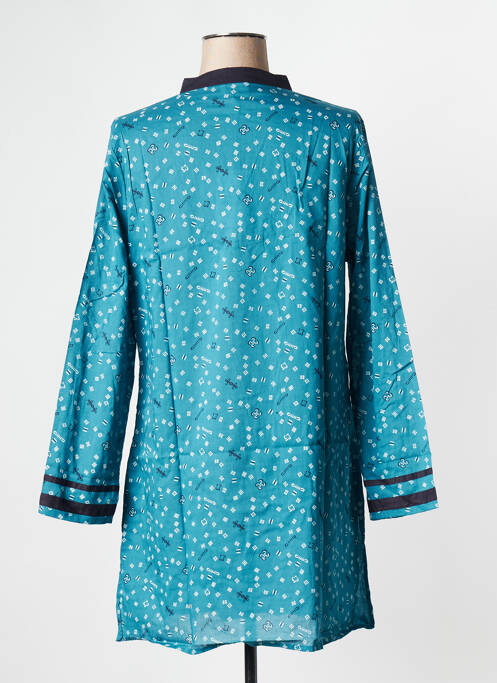 Tunique manches longues bleu LA FIANCEE DU MEKONG femme