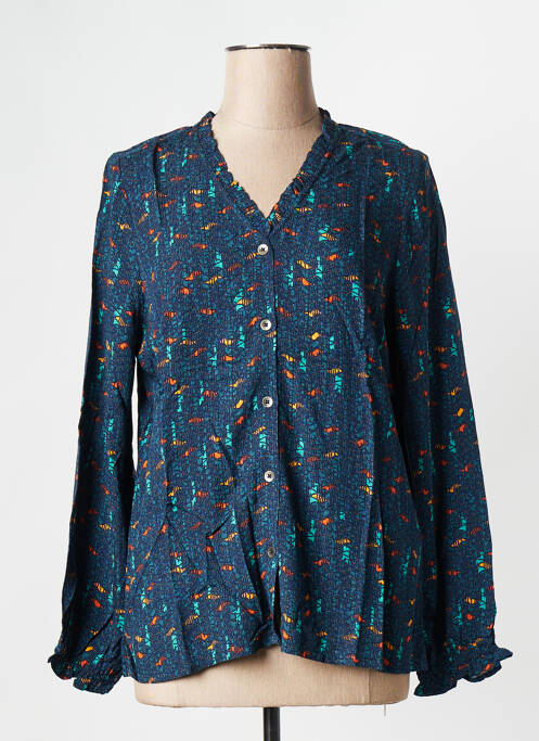 Chemisier bleu LA FIANCEE DU MEKONG pour femme