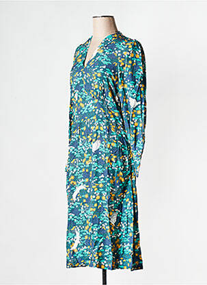 Robe courte manches longues manches longues vert LA FIANCEE DU MEKONG femme