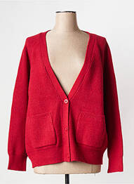 Gilet manches longues rouge LA FIANCEE DU MEKONG femme