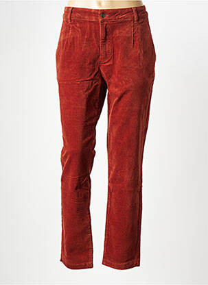 Pantalon chino marron LA FIANCEE DU MEKONG femme