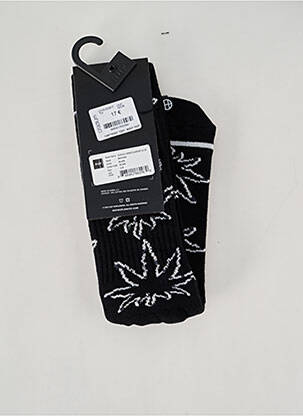 Chaussettes noir HUF unisexe