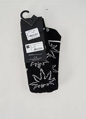 Chaussettes noir HUF pour unisexe seconde vue