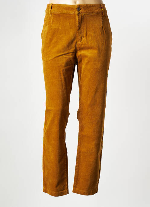 Pantalon chino marron LA FIANCEE DU MEKONG pour femme