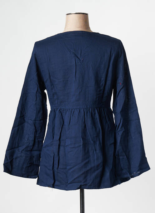 Tunique manches longues bleu marine LA FIANCEE DU MEKONG pour femme