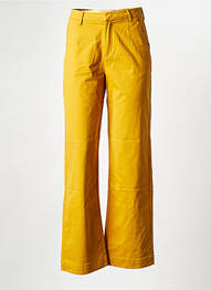 Pantalon droit jaune LA FIANCEE DU MEKONG femme