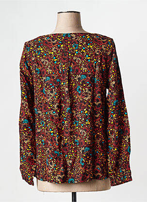 Blouse manches longues manches longues marron LA FIANCEE DU MEKONG femme