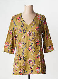 Blouse manches longues manches longues vert LA FIANCEE DU MEKONG femme