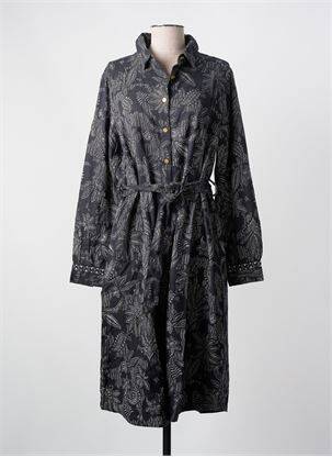 Robe courte manches longues manches longues noir LA FIANCEE DU MEKONG femme