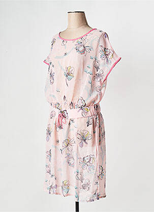 Robe courte sans manche sans manche rose LA FIANCEE DU MEKONG femme