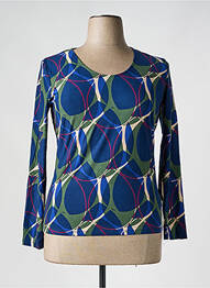 T-shirt manches longues manches longues bleu LA FIANCEE DU MEKONG femme