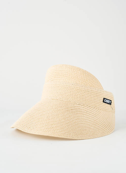 Casquette beige OBEY pour femme