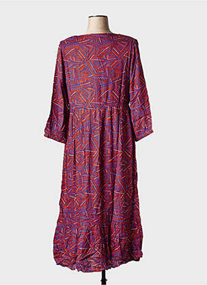 Robe courte manches longues manches longues marron LA FIANCEE DU MEKONG femme