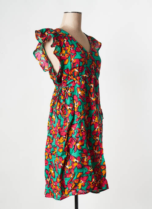 Robe courte vert LA FIANCEE DU MEKONG femme