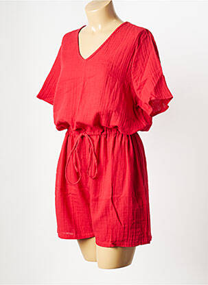 Combishort rouge LA FIANCEE DU MEKONG femme