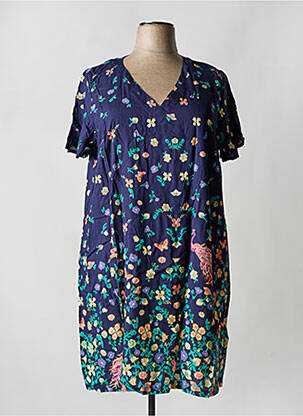 Robe courte bleu LA FIANCEE DU MEKONG pour femme