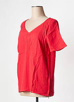 Top manches courtes manches courtes rouge LA FIANCEE DU MEKONG femme