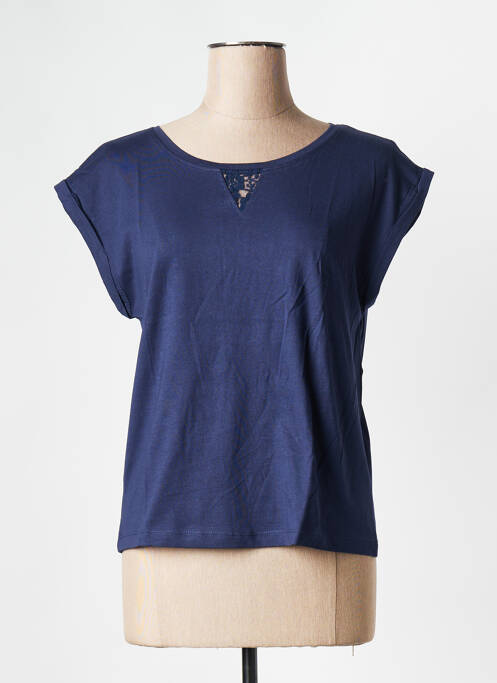 T-shirt bleu marine LA FIANCEE DU MEKONG pour femme