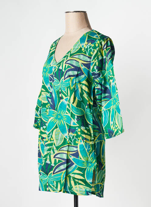 Tunique manches longues vert LA FIANCEE DU MEKONG pour femme