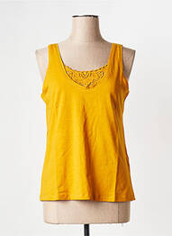 T-shirt sans manche orange LA FIANCEE DU MEKONG femme