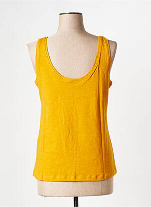 T-shirt sans manche orange LA FIANCEE DU MEKONG femme