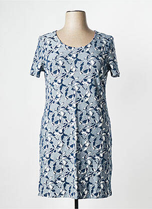 Robe courte manches courtes manches courtes gris LA FIANCEE DU MEKONG femme