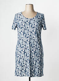 Robe courte manches courtes manches courtes gris LA FIANCEE DU MEKONG femme