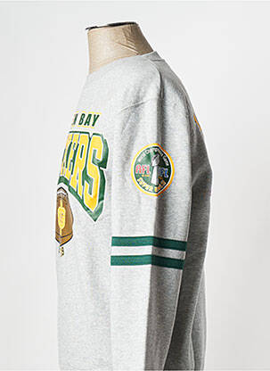 Sweat-shirt gris MITCHELL & NESS homme