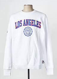 Sweat-shirt blanc SUPERDRY homme