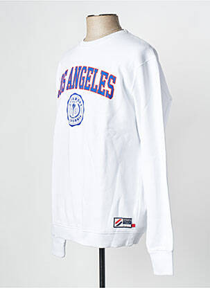 Sweat-shirt blanc SUPERDRY homme