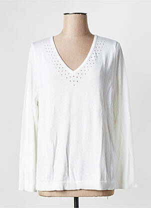 Pull blanc LA FIANCEE DU MEKONG femme