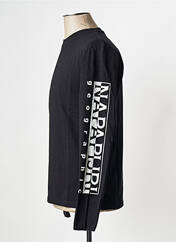 T-shirt noir NAPAPIJRI pour homme seconde vue