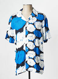 Chemise manches courtes bleu HUF homme