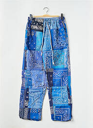 Pantalon flare bleu OVERLORD homme