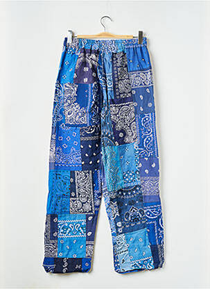 Pantalon flare bleu OVERLORD homme